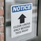 Signmission Clean Linens Only Sign With Symbol, 10 in W x Rectangle, Vinyl Decal OS-2PACK-NS-D-1014-V-10616 - alternate 4